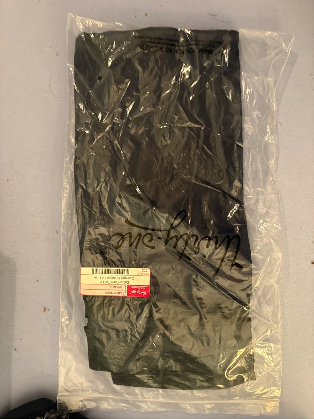 Black Deluxe Utility Tote cinch cover NWT